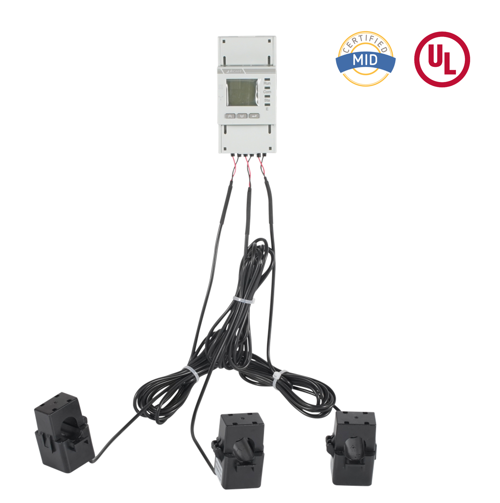 UL -zertifizierte Wechselstrom -Three -Phase -Energiemeter mit geteiltem Kern -CTS