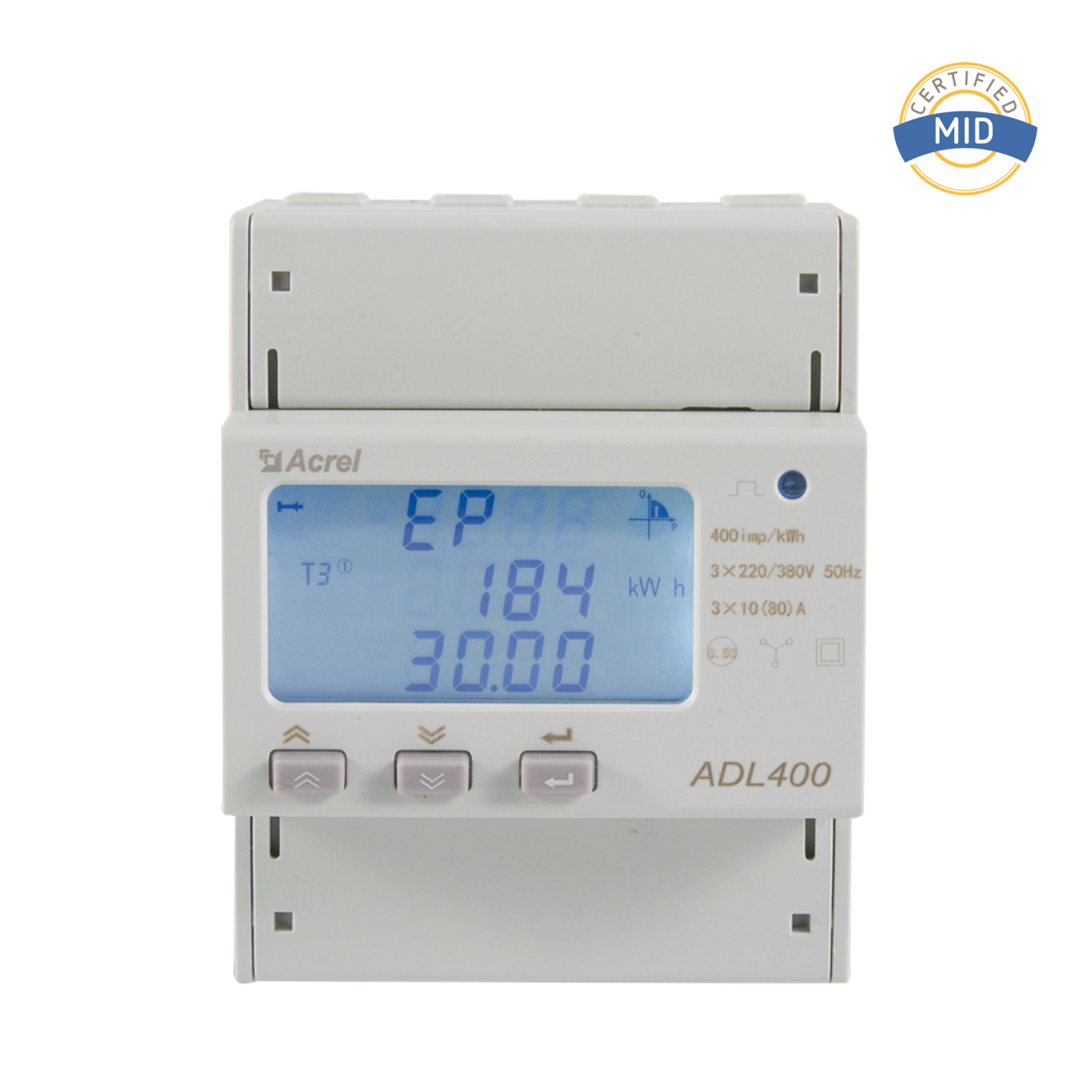 AC drei Phase KWh Messsenergiemessgerät